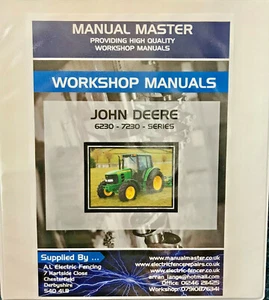 John Deere 6230 - 7230 - WORKSHOP MANUAL - FULLY FRINTED - FREE DELIVERY - Picture 1 of 2