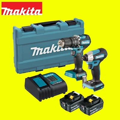 Makita DLX2414ST Combi Drill & Impact Driver Kit with 2x BL1850B & Charger - Image 1 of 4