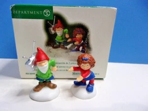Dept 56 Bustin' A Move Figuras Polo Norte Serie Elfo Radio #56850 Retirado IOB - Imagen 1 de 5