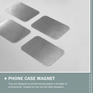 20 Pcs Mobile Phone Magnet Metal Plates for Case Magnetic Holder Mount - Photo 1 sur 12