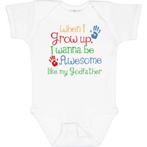 Inktastic Awesome Like My Godfather Baby Bodysuit Godchild From Godparents Kids - Picture 1 of 14