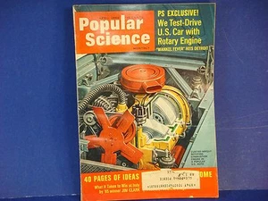 Popular Science Magazine,April 1966, 40 Pages of Ideas U.S. Car Rotary Engine - Imagen 1 de 1
