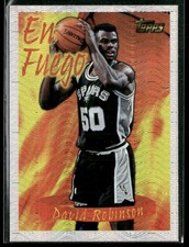 David Robinson 1996-97 Topps Season's Best En Fuego G #5 San Antonio Spurs