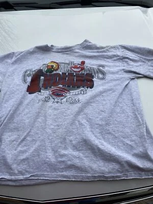 Camiseta vintage 1993 Cleveland Indians adulto XL Chief Wahoo MLB puntada única Foto 1 de 4
