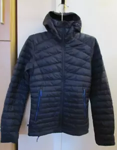 Chaqueta con capucha de plumón azul marino Decathlon Trek 100 Forclaz MT100 para hombre talla S - Imagen 1 de 8