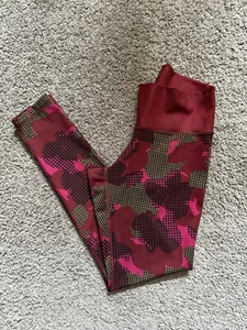 Adidas By Stella McCartney Believe This Tights Noble Maroon Size S CX0010 - Picture 1 of 7