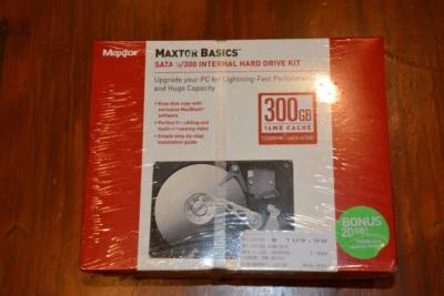 Maxtor Basics SATA II/300 ATA/100 Internal HDD 320GB 16MB Cache NIB - Image 1 of 3