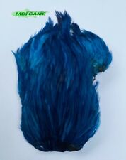 MDI Game Fishing Quality Dyed Blue Indian Cock Cape For Fly Tying (Ref:05)
