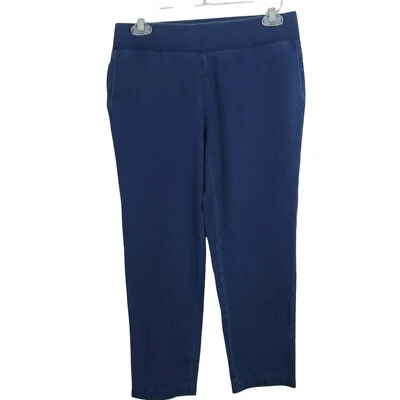 J. Jill Pure Indigo Slim Crops Pants Everyday Wash Blue NWT XS Petite Comfy - Image 1 of 4