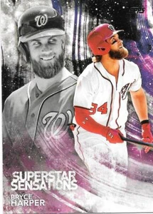 Topps Bryce Harper Superstar Sensations 2018 - Washington Nationals - #sss-31 - Imagen 1 de 1