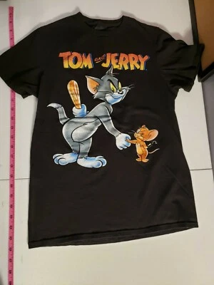 Camisa Hannah Barbera Tom And Jerry Gráfica Negra Pequeña Foto 1 de 2