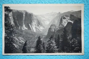 Yosemite Valley, California - Older Card - RPPC - Moisture Wrinkles - Picture 1 of 2