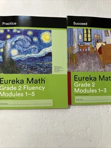 Eureka Math Practice Grade 2 Fluency Modules 1 - 5 And Modules 1-3 Lot - Picture 1 of 4