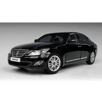 Hyundai Genesis BH380 Facelift 1:18 Diecast Model Car Sedán - Negro Foto 1 de 4