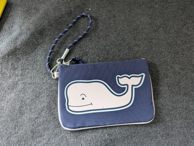 Vineyard Vines Target Whale Wristlet Blue Pink 7.5" x5"  - Image 1 of 4