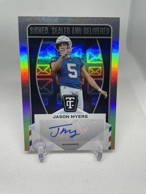 2024 Panini Totally Certified - Jason Myers Signed, Sealed, And Delivered Auto🔥 - Image 1 of 2