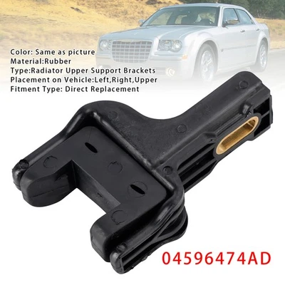 🚘 Radiator Upper Support Brackets For Dodge Challenger Chrysler 04596474AD Foto 1 de 4
