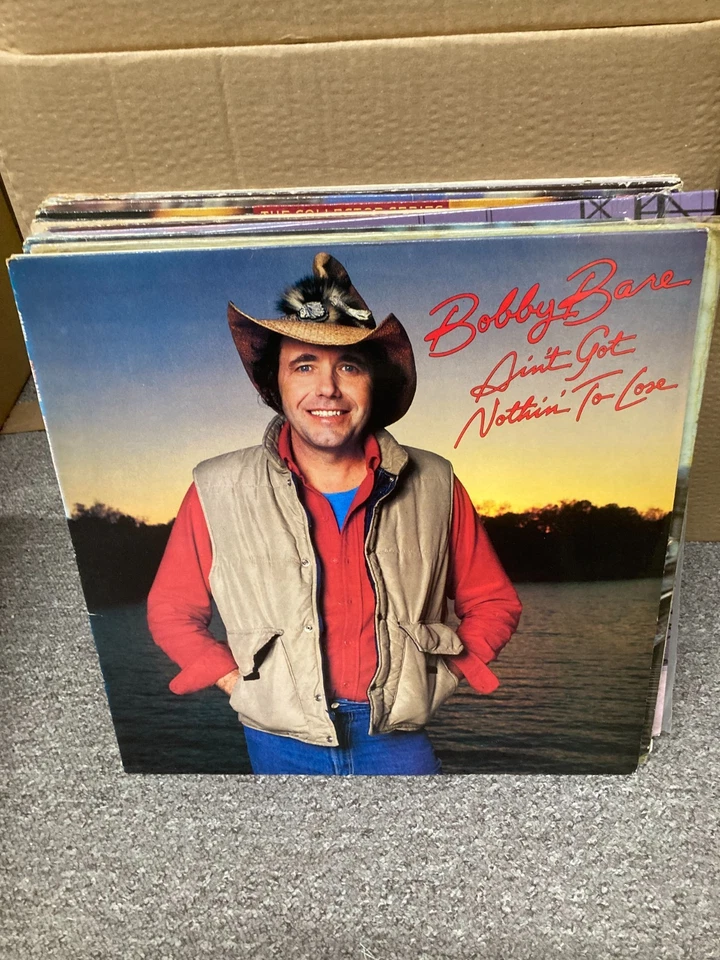 BOBBY BARE AINT GOT NOTHIN TO LOSE, VINYL LP, CBS85504, VG+ - Image 1 of 1