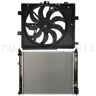 Kit de radiador y ventilador de refrigeración delantero para Nissan Versa Note 2014-2017 1,6 L Foto 1 de 4