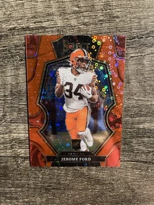 2022 Panini Select Football Jerome Ford Rookie Red Disco /49 #124 Browns - Bild 1 von 2