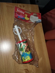 RARO GIOCATTOLO VINTAGE PAUL MULLER GERMANIA OCCIDENTALE BABY SONAGLIO NOS MAI APERTO IN CONFEZIONE Rosso - Foto 1 di 5