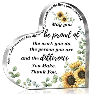 Yinder Thank You Gift for Women Appreciation Teacher Coworker Office Leaving ... - Picture 1 of 7