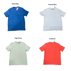 Greg Norman Men's Chest Pocket Relaxed Fit Short Sleeve T-Shirt - Picture 1 of 5