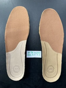 UGG Replacement Insoles LEATHER for Men's Shoes / Boots sz 8.5 - 9.5 - Picture 1 of 1