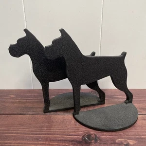 Gusseisen Boxer Buchstützen - Bibliothek, Hundedeko - Bild 1 von 5