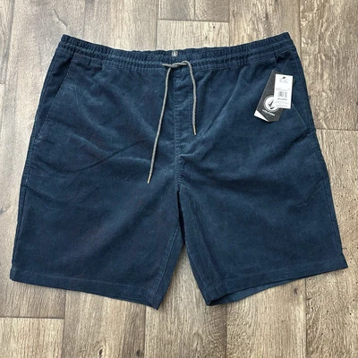 Volcom Frickin Corduroy Chino Shorts Men’s Size XXL Blue - Image 1 of 4