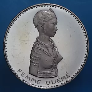 DAHOMEY 500 FRANCHI 1971 10° ANNIVERSARIO INDIPENDENZA PROOF qFDC R! - Foto 1 di 2