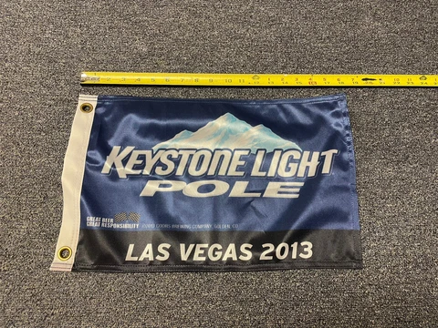 Keystone Light Pole Award Flag - Las Vegas 2013 Ty Dillon Cover