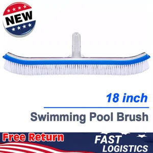 Cepillo de limpieza de piscina de lujo - cerdas finas, sin arañazos, se adapta a la mayoría de los postes de piscina - Imagen 1 de 12