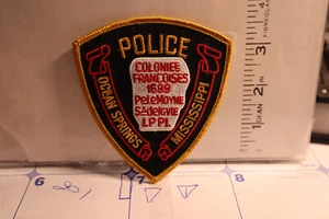 police patch   OCEAN SPRINGS POLICE MISSISSIPPI - Picture 1 of 1
