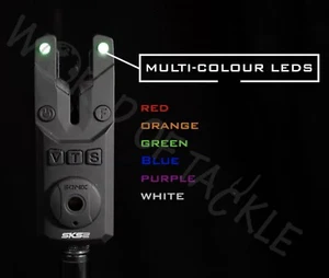 Alarma por mordedura Sonik SKS2 ÚNICA 6 colores LED elección carpa pesca gruesa 2023 - Imagen 1 de 4