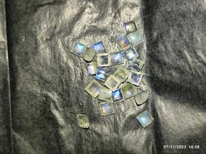 Captivating Blue Fire: Rainbow Moonstone Cushions with Exquisite  Brilliance - Picture 1 of 19