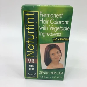 Naturtint Permanent Hair Colorant With Natural Ingredients 9R Fire Red 4.5fl NEW - Picture 1 of 4