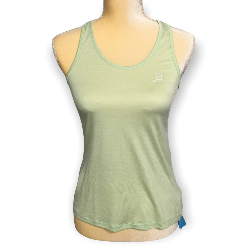 2020 Salomon Women's Agile Tank Running Shirt Seacrest