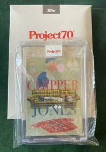 Topps Project70 Chipper Jones Atlanta Braves by Oldmanalan #86 Baseball Card UK - Picture 1 of 2