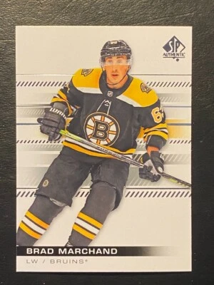 Brad Marchand 2019-20 Upper Deck SP Authentic #30 Boston Bruins - Image 1 of 2