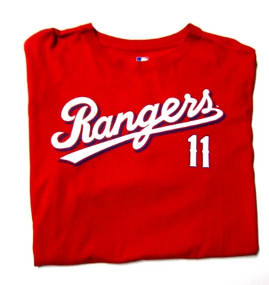 Camiseta Texas Rangers Yu Darvish #11 Roja MLB Mercancía Genuina Talla Grande Foto 1 de 3