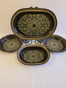 Vintage Noritake Primastone Campobello Serving Oval Platter & 3 Serving Bowls - Picture 1 of 12