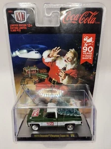 M2 Machines Noël Coca Cola 1973 Chevrolet Cheyenne Super 10 carrosserie carrée - Photo 1/2