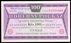 Czechoslovakia 100 Korun 1973 UNC FX-54 Tuzex Bon Letter Z -- Very Scarce