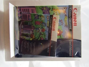 FACTORY SEALED Canon Creative User's Manual & CD-ROM for Windows 95 & 3.1 NOS - Picture 1 of 1