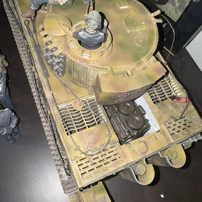 WW2 German Tiger Tank Forces Of Valor 1:16 Diecast Built Model Michael Wittmann - Image 1 of 4
