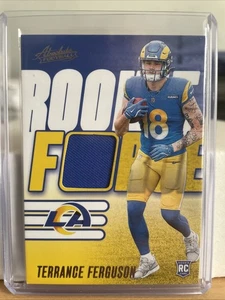 2025 Panini Absolute Terrance Ferguson RC! Rookie Force Relic! LA Rams - Bild 1 von 2