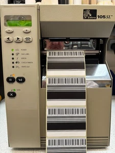 Zebra 105SL 203dpi Direct & Thermal Transfer Label Printer - Picture 1 of 8