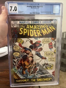 Amazing Spider-Man #116 (1973, Marvel) John Romita "The Smasher" CGC 7.0 - Picture 1 of 2