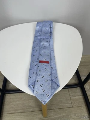 Corbata de seda 7 pliegues Bvlgari David Pizzigoni para hombre Foto 1 de 4